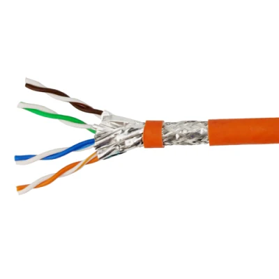 Telemax Cat 6a LAN-Kabel Sftp 23awg 100 % Kupfer 0,57 mm PVC