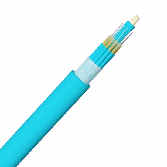 China Factory Indoor Cable 1~288 Core Single Mode Multimode PVC LSZH Kommunikations-Glasfaserkabel